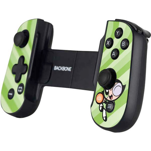 Cartoon Network Powerpuff Girls Buttercup Green Hearts Backbone One for iPhone Game Controller Skin